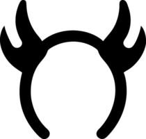 Edgy Devil Horns Symbol Collection vector