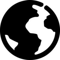 Artistic Earth Globe Icon Representation vector
