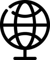 Earth Globe Icon Symbol Set vector