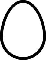 Minimalist Egg Icon Concept vector