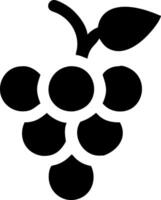 Minimalist Grape Icon Concept vector
