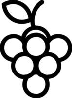 Grape Icon Symbol Set vector