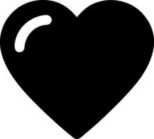 Modern Heart Icon Representation vector