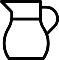 Decorative Jug Icon Representation vector