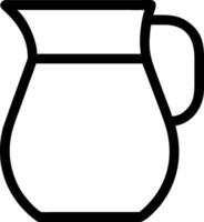 Modern Jug Icon Representation vector