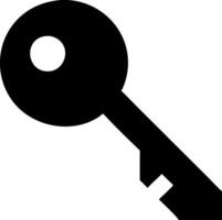 Unlocking Key Icon Design vector