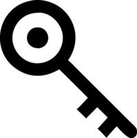 Simple Key Symbol Set vector