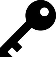 Classic Key Icon Design vector