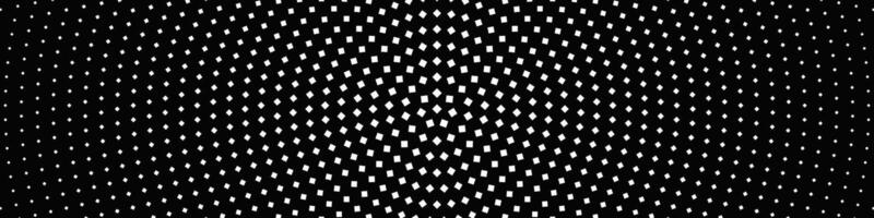 Monochrome halftone geometric square pattern background design vector