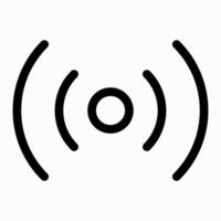 Broadcast Signal Icon vector