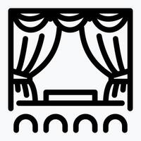 Entertainment Event Scene Icon vector