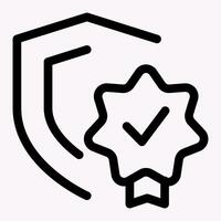Recomendation Badge Icon vector