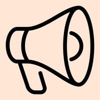 Megaphone Speech Icon vector