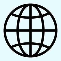 World Globe Icon vector