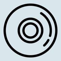 Storage Compact Disk Icon vector