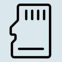 Storage Sd Card Icon vector