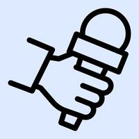 Interview Microphone Icon vector
