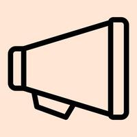 Megaphone Announcement Icon vector