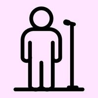 Master Of Ceremony Icon vector