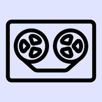 Database Recording Icon vector