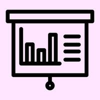 Projector Board Icon vector