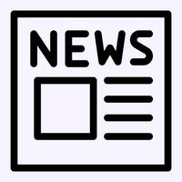 News Layout Icon vector