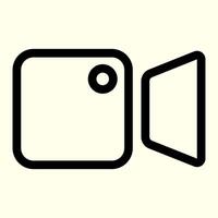 Camera Button Icon vector