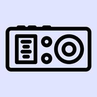 Recorder Electronic Icon vector