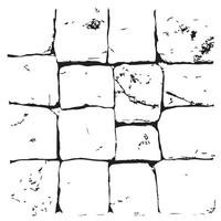 Raw and Messy Brushstroke Texture vector