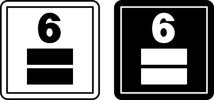 Max Stack Icons. Labels for Cardboard Packaging. Warning Symbol, Handle with Care. Illustration on White and Black Background. vector