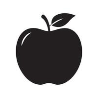 Apple symbol silhouettes illustration. Suitable for web, print, and logo creation. vector