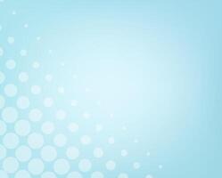 Abstract white circle dots effect blue color background. Wallpaper design vector