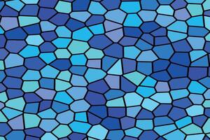 Design of pieces in bluish tones vector