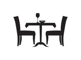 Dining Table Line Icon - Simple Thin Line Icon, Premium Quality Design Element. dining table and chairs line icon. vector