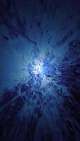 Blue paint splatter vertical background with liquid explosions in blue tones. Full HD and looping textured abstract art background. video