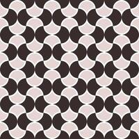 Retro seamless pattern in mid century modern style vector