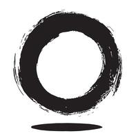 Chaotic Enso Circle Brush vector