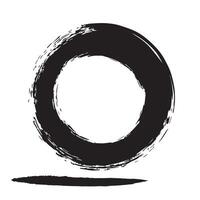 Expressive Zen Circle Art vector