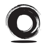 Freeform Enso Brush Stroke vector