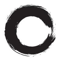 Thick and Bold Enso Circle vector