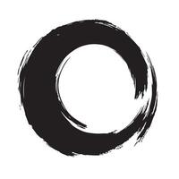 Weathered Enso Circle Stroke vector
