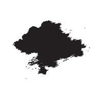 Dreamy Abstract Cloud Brush vector