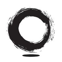 Meditative Enso Circle Stroke vector