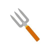 Garden tool with a sturdy handle ready for outdoor planting tasks vector