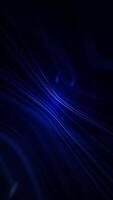 Digital data flow motion background animation with a fast moving stream of flowing blue fiber optic light data nodes and particles. This vertical technology background is full HD and a seamless loop. video