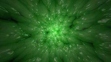 Vibrant green slime abstract background. Microscopic view of an organic cellular structure pattern. Alien organism or texture concept. Full HD and looping motion background. video