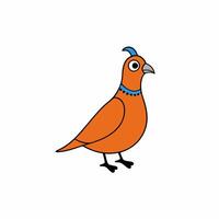 Minimalist Bird Illustration Creative Design Projects vector