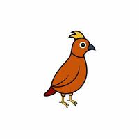 Simple and Bird Icon Illustration for Graphic Design vector