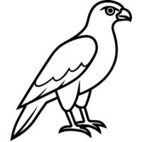 Simple Modern Bird Icon for Graphic Design vector