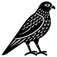 Simple and Modern Bird Icon for Graphic Design vector